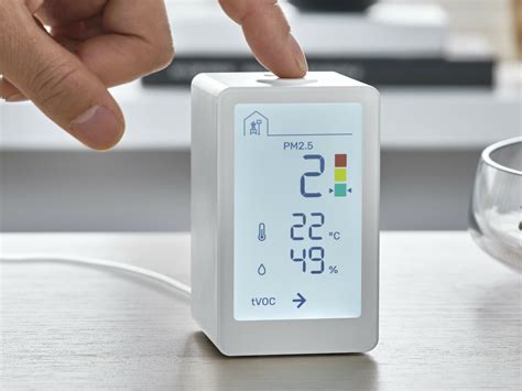 ikea vochtmeter|VINDSTYRKA air quality sensor, smart .